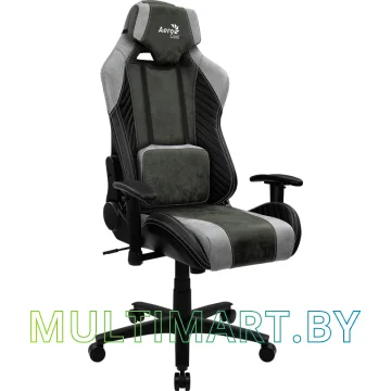 Кресло компьютерное AeroCool Baron Hunter Green (черный/зеленый)